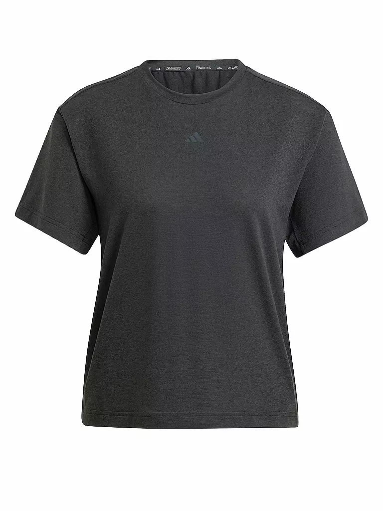 ADIDAS Damen Fitnessshirt Power Back Cutout 3 Streifen schwarz